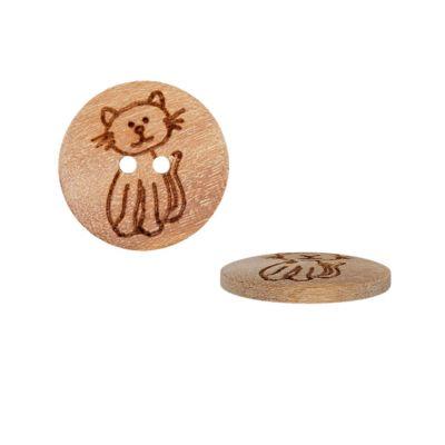 X-Dřevěné knoflíky