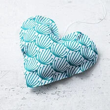 X-Textilní dárkové visačky