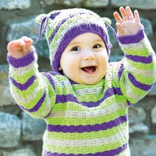 X-Pletené dětské čepičky