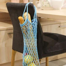 X-Háčkovaná nákupní síťovka