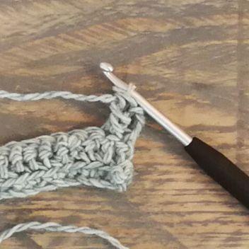 X-Dlouhý sloupek háčkování