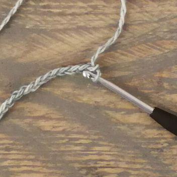 X-Háčkování řetízkových ok