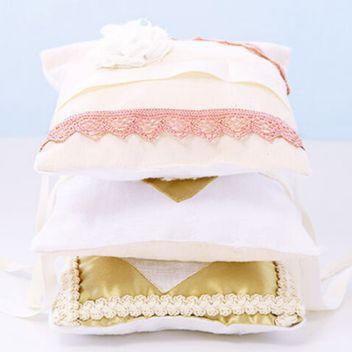 X-Návod na šití – prstýnkový polštářek na svatbu