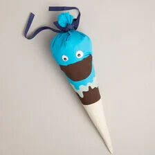 X-Školní kornout Monster zmrzlina