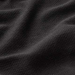 Bavlna Piqué Uni – černá, 