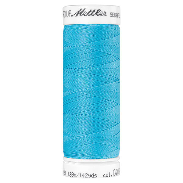 Šicí nit Seraflex pro elastické švy (0409) | 130 m | Mettler – modrá aqua,  image number 1