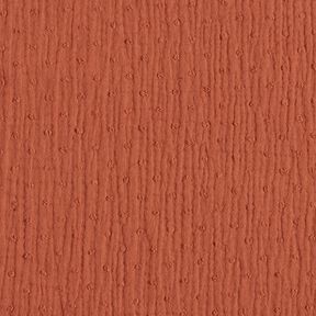 Mušelín / dvojitá mačkaná tkanina dobby – terracotta, 