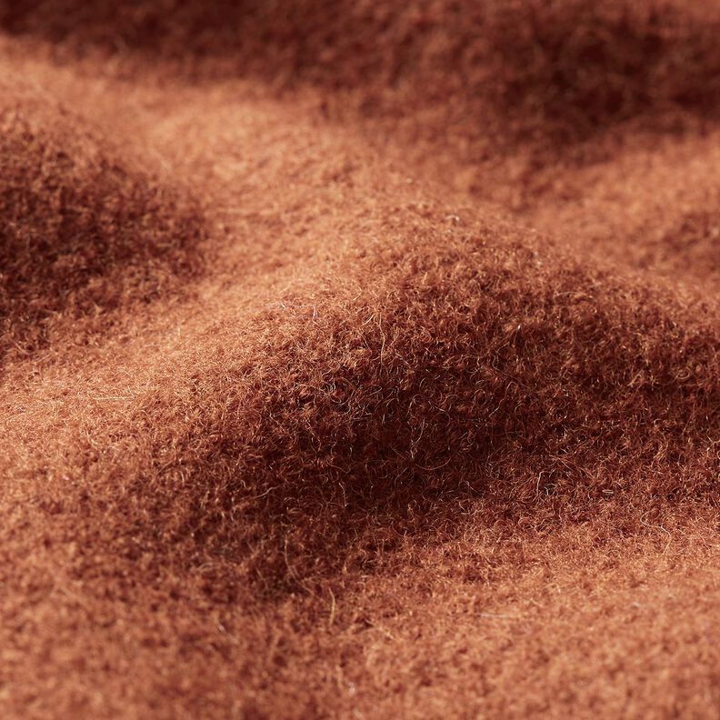 Valchovaný vlněný loden Melír – terracotta,  image number 2
