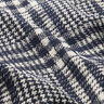 Látka na kabáty s oboustrannými čtverci – namornicka modr/bílá,  thumbnail number 2