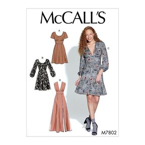 Šaty, McCalls 7802 | 40 - 48, 
