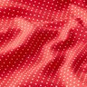 Bavlněný popelín Malé puntíky – červená/bílá,  thumbnail number 2