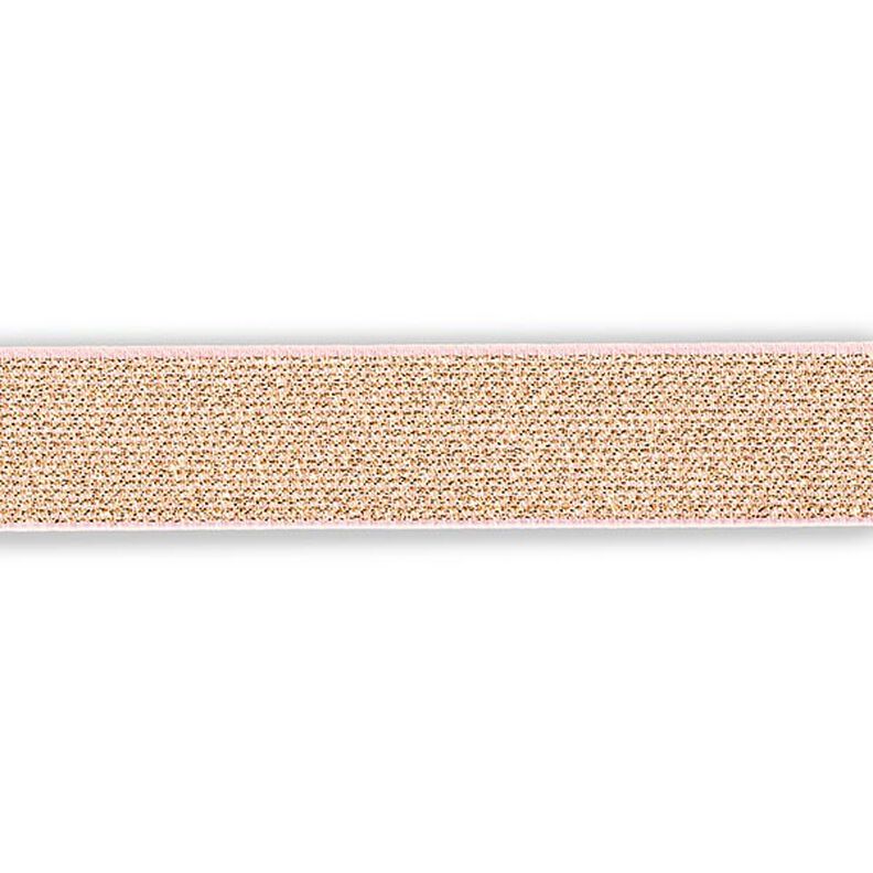 Gumová stuha Color Elastic [25 mm] – růžově zlatá | Prym,  image number 1