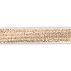 Gumová stuha Color Elastic [25 mm] – růžově zlatá | Prym, 
