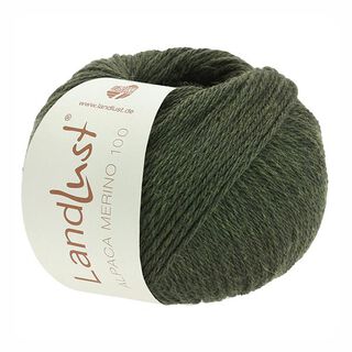 LANDLUST Alpaca Merino 100, 50g | Lana Grossa – jedlově zelená, 