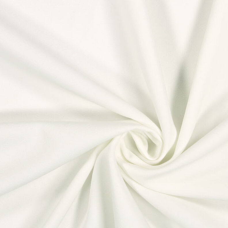 Gabardén pružný v obou směrech – vlněná bílá,  image number 1