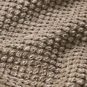 Čalounická látka Měkký texturovaný vzor – taupe (šedohnědá), 