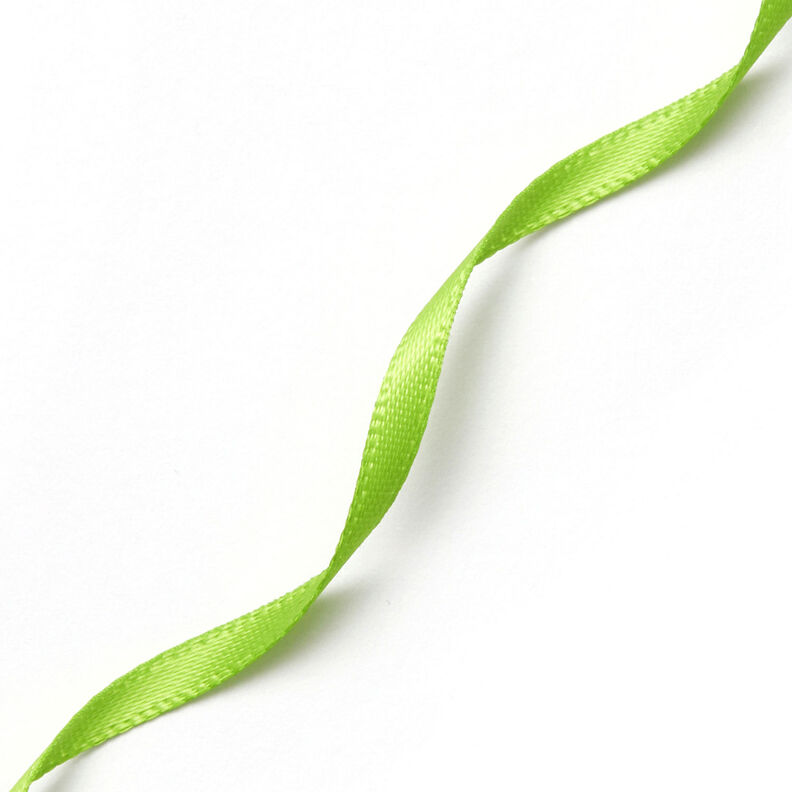 Saténová stuha [3 mm] – jablkově zelená,  image number 3