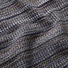 Kabátovina s texturou z třpytivé příze – noční modrá/pískove hnědá,  thumbnail number 2