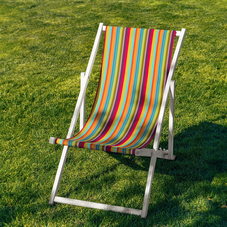 Outdoor Lehátkovina Podélné proužky 44 cm – lesní plody/oranžová,  image number 5