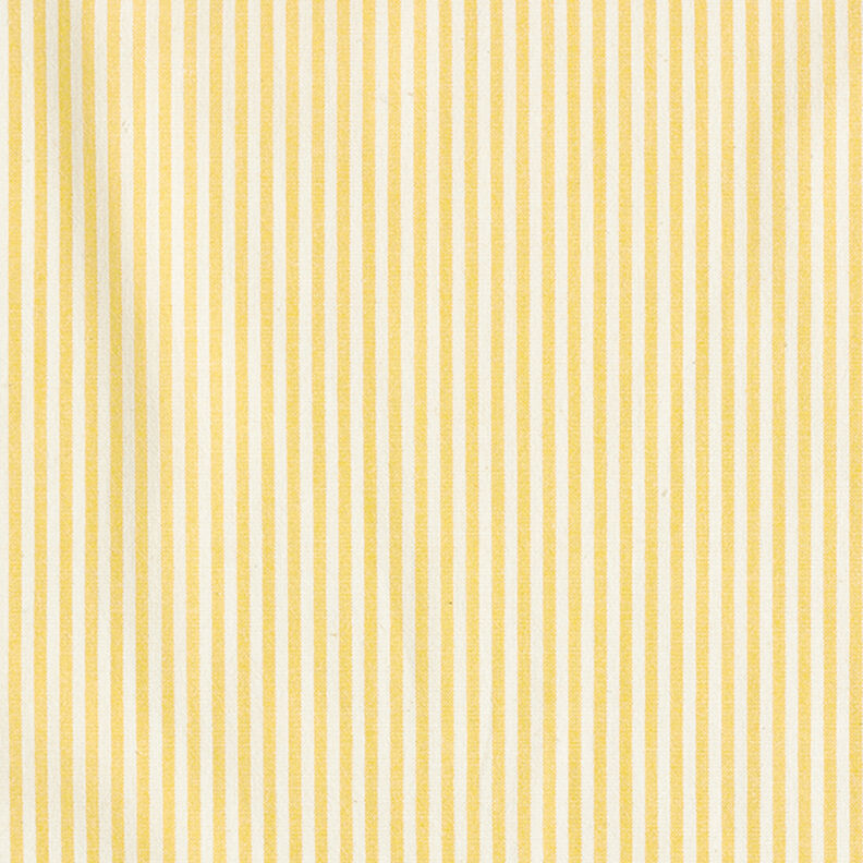 Směs bavlny a viskózy proužky – kari žlutá/vlněná bílá,  image number 1