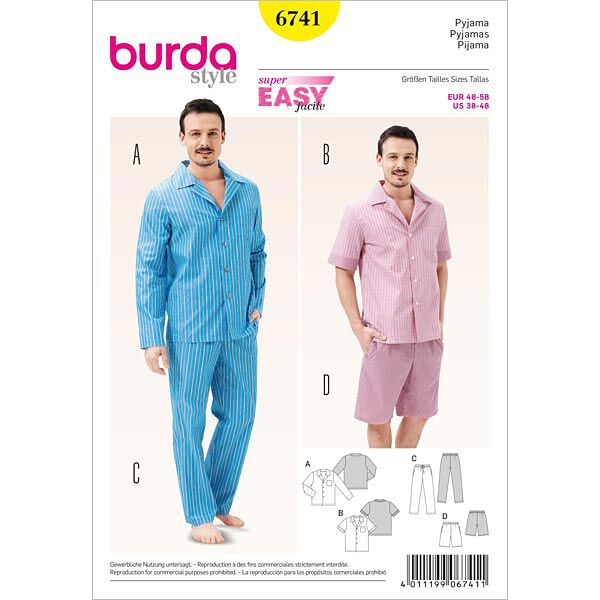 Pyžamo, Burda 6741,  image number 1