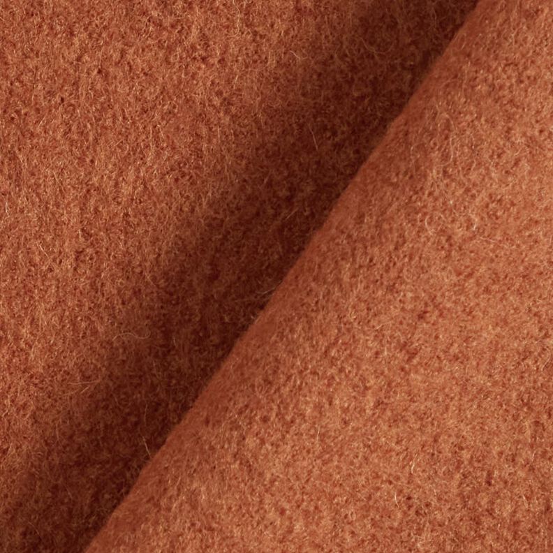Valchovaný vlněný loden Melír – terracotta, image number 3