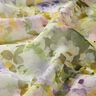 Šifón Moře recyklovaných květů – pastelově fialová/zelenkavá,  thumbnail number 2