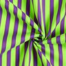 Karnevalová tkanina se svislými pruhy – žlutá neonová/světle fialova,  thumbnail number 3