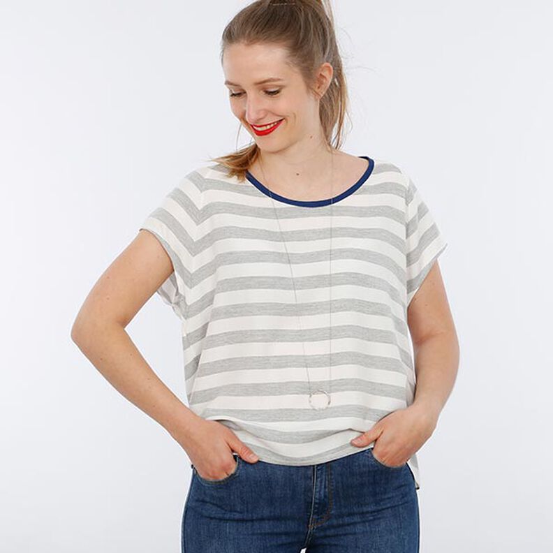 FRAU MIA – volná raglánová halenka, Studio Schnittreif | XS - XL,  image number 3