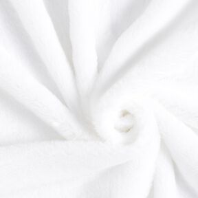 kvalitní jednobarevné umělé kožich – bílá, 