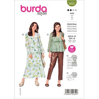 Šaty / Halenka,Burda 6023 | 34 - 44, 