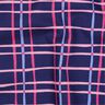 Bavlněný popelín Zvlněná kostka | Poppy Fabrics – indigová/růžová,  thumbnail number 2