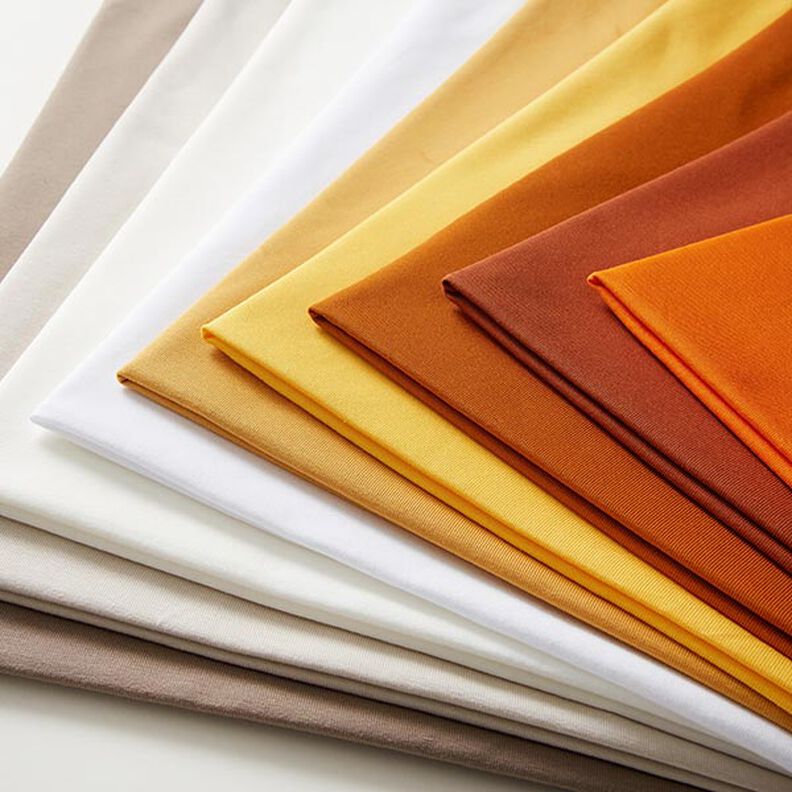 Bavlněný žerzej Medium jednobarevný – holubí modrá,  image number 9