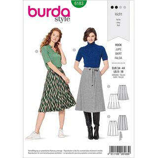 Sukně, Burda 6183 | 34-44, 