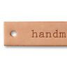 Přívěsek s nápisem „handmade“ [ 6 x 1,3 cm ] | Prym – přírodni,  thumbnail number 1