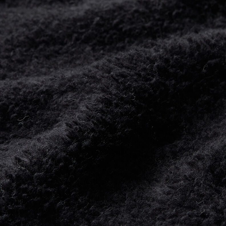 Bavlněný materiál šerpa jednobarevný – černá,  image number 2