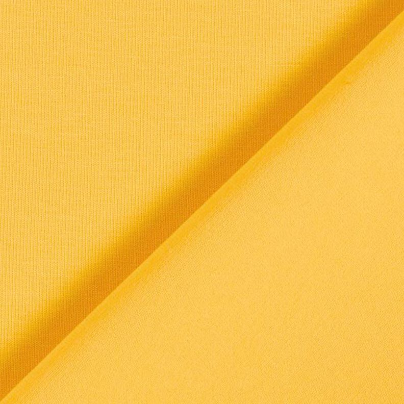 Bavlněný žerzej Medium jednobarevný – sluníčkově žlutá,  image number 5