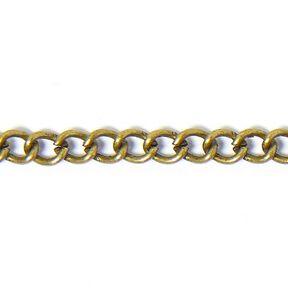 Článkovaný řetízek [3 mm] – starostaré zlato kovový, 