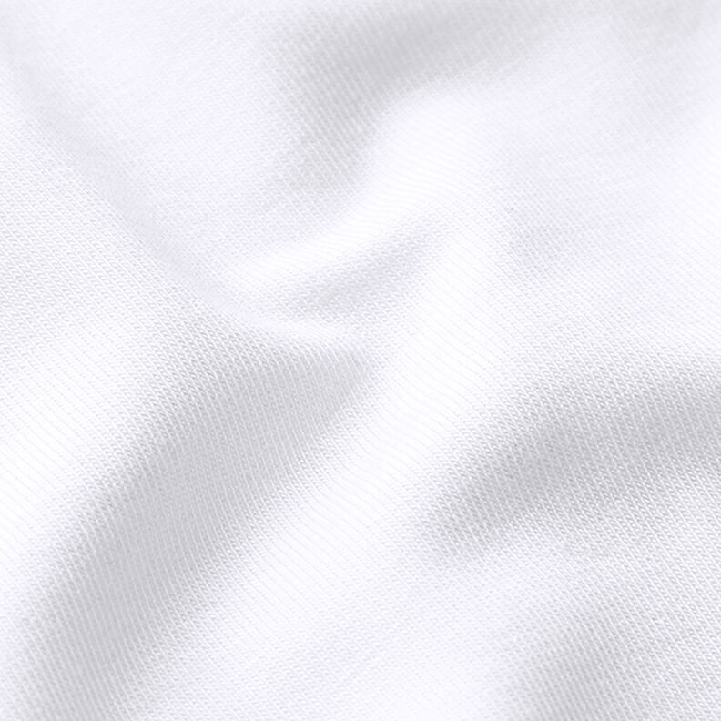 Tencel Modalový žerzej – bílá,  image number 2