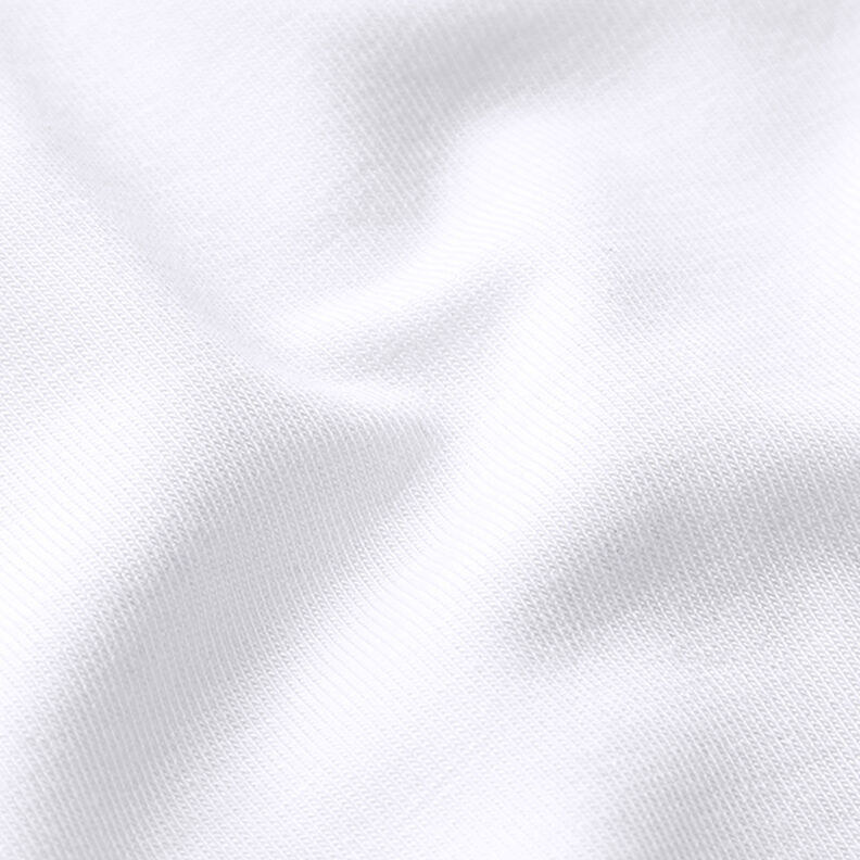 Tencel™ Modalový žerzej – bílá,  image number 2
