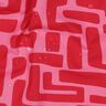 Povrstvená bavlna abstraktní – červená/pink,  thumbnail number 2
