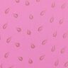 Viskózová tkanina potisk peří – pink,  thumbnail number 1