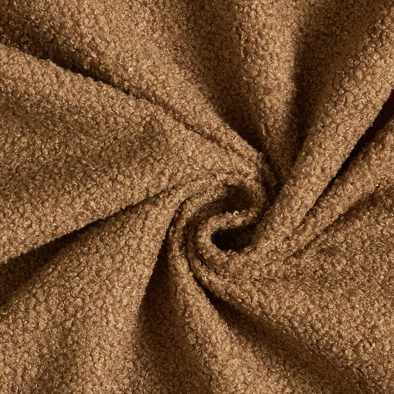 Čalounická látka Měkký plyšový medvídek – mocca,  image number 1