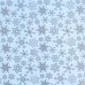 Organza Sněhové vločky – světle modra,  thumbnail number 1