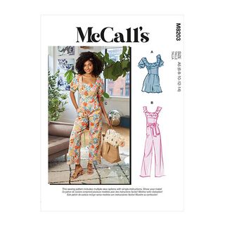 Overal, McCall´s 8203 | 42-50, 