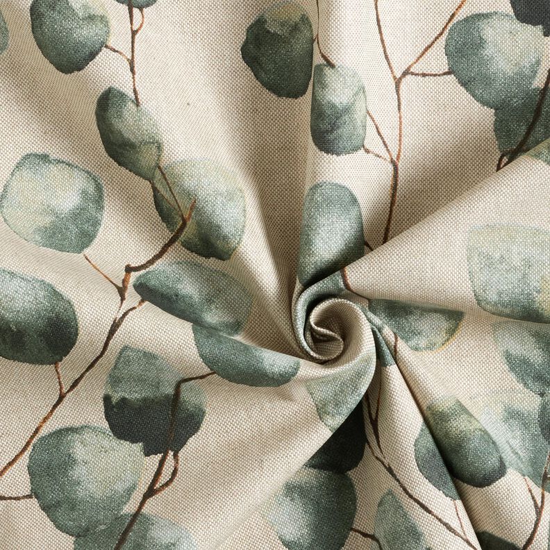 Povrstvená bavlna Větvičky eukalyptu – přírodni,  image number 4