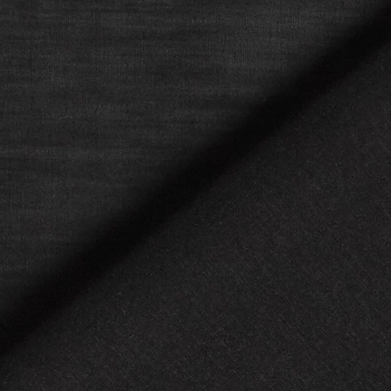 Velmi lehký voál z bavlněné a hedvábné tkaniny – černá,  image number 3