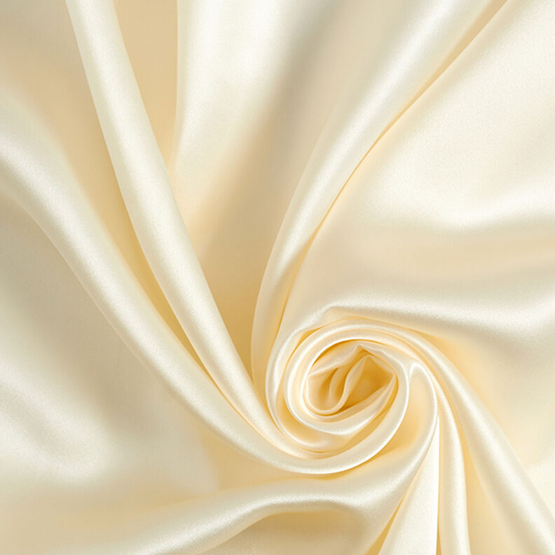 Hedvábný satén – vlněná bílá,  image number 1