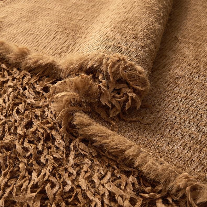 Umělá kožešina Jednobarevná péřová tkanina | Katia Fabrics – mocca,  image number 9