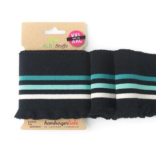 GOTS Bio náplety CUFF ME FRILL [140 cm | 8 cm] | Albstoffe | Hamburger Liebe, 